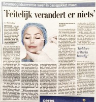 "Feitelijk verandert er niets"